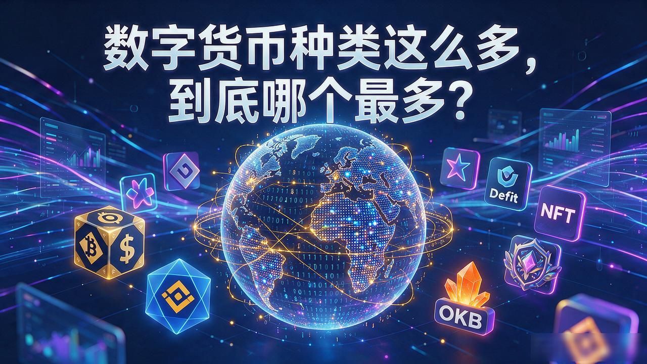 数字货币种类这么多，到底哪个最多？