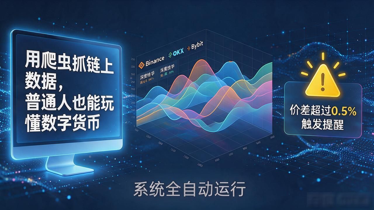 主流加密货币交易所价差套利技巧_爬虫玩数字货币_数字货币链上数据爬虫搭建方法