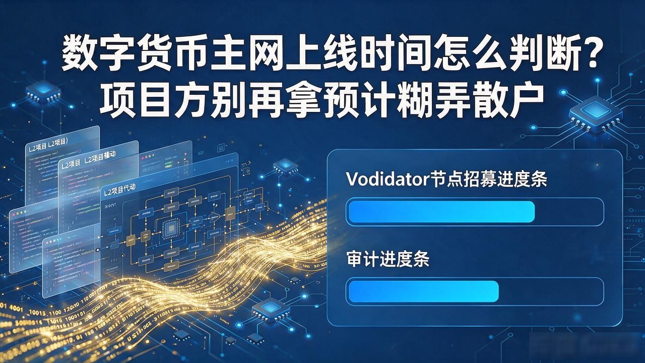 数字货币主网上线时间怎么判断？项目方别再拿预计糊弄散户