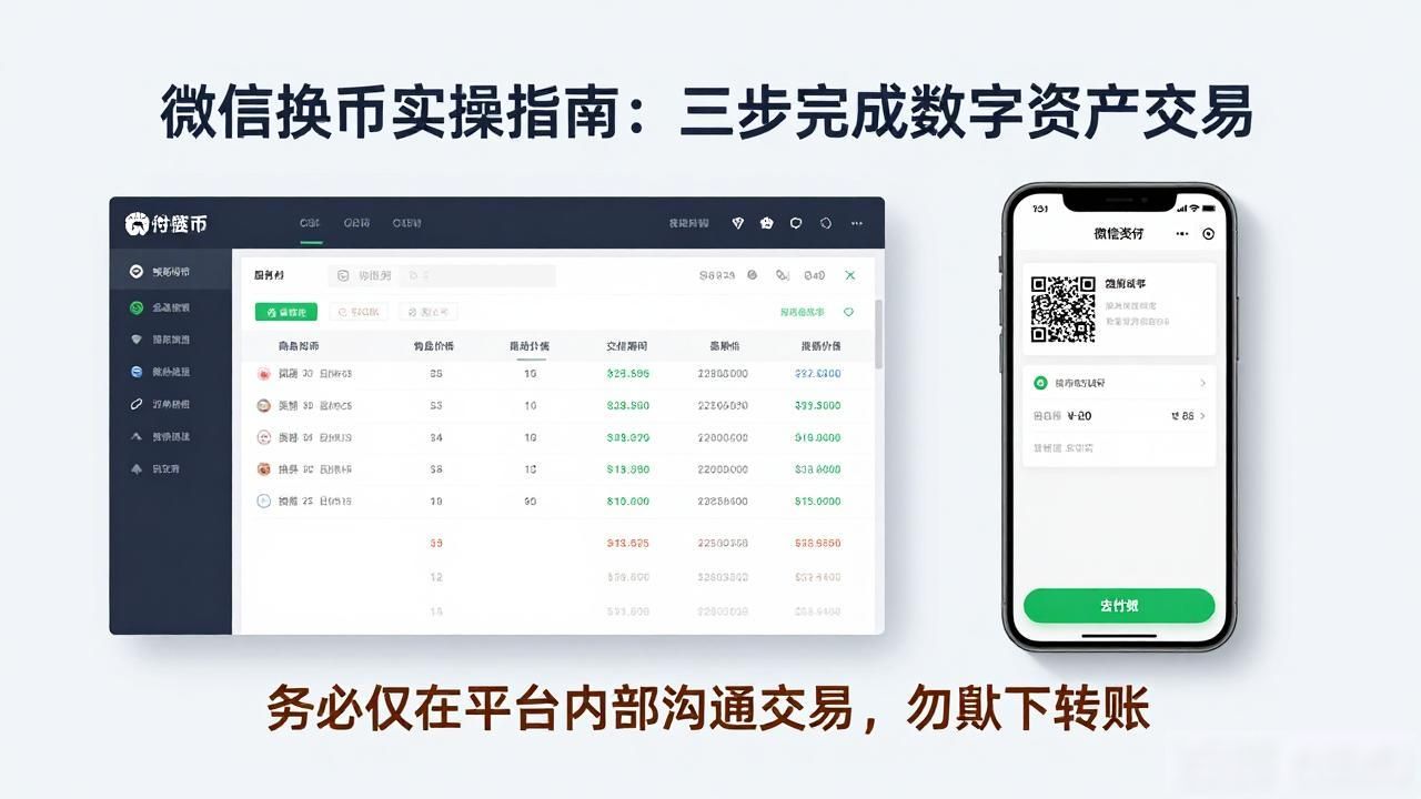 微信换币实操指南：三步完成数字资产交易