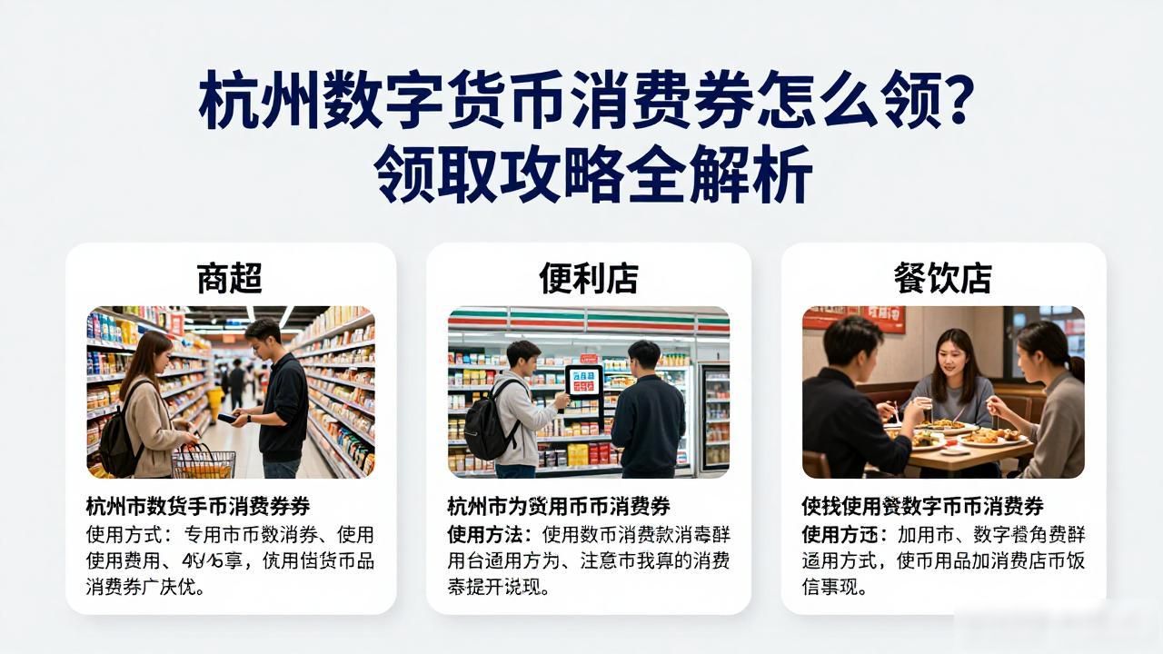 杭州数字货币消费券怎么领？领取攻略全解析