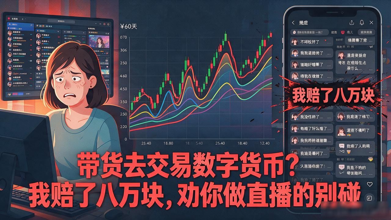 带货去交易数字货币？我赔了八万块，劝你做直播的别碰