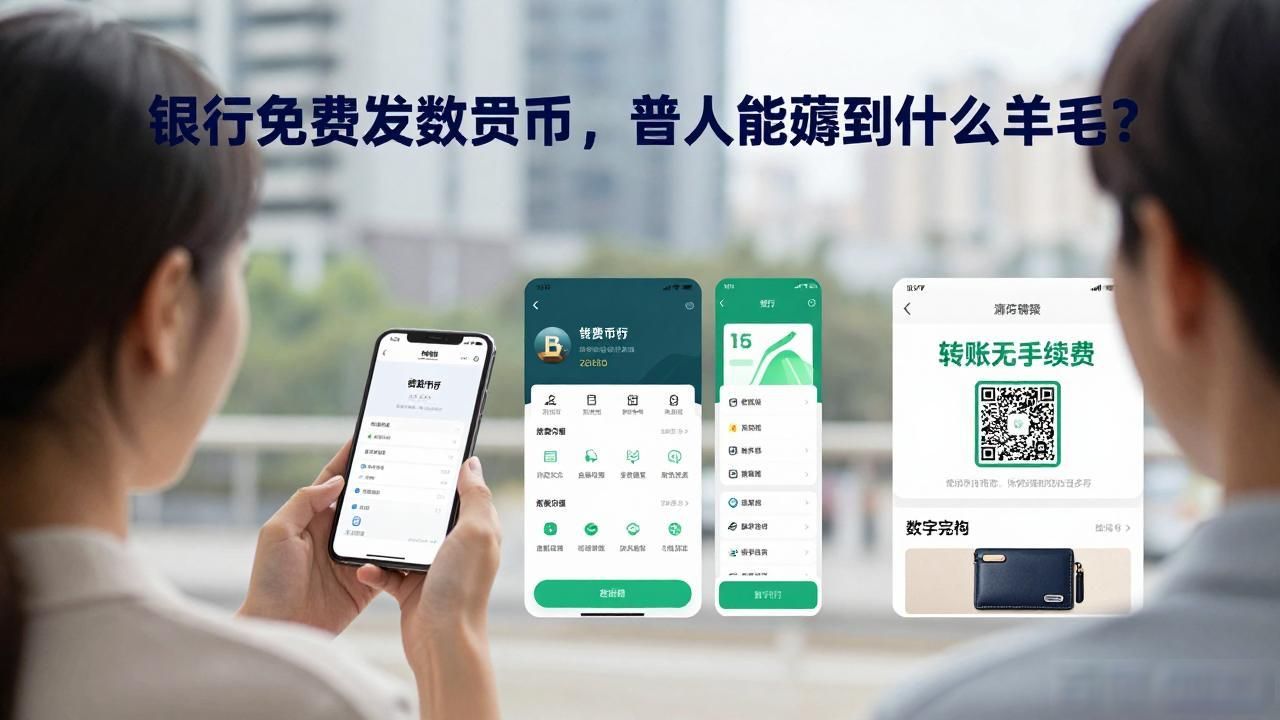 银行免费发数字货币_银行免费发放数字货币_数字人民币普通人好处