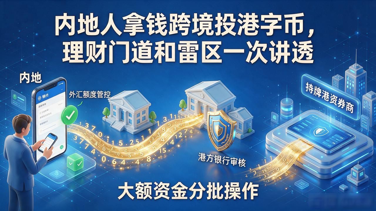 内地人拿钱跨境投港字币，理财门道和雷区一次讲透