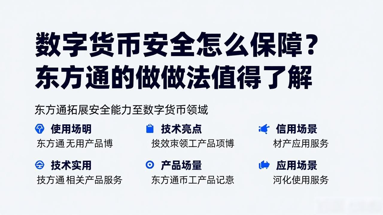 数字货币安全怎么保障？东方通的做法值得了解