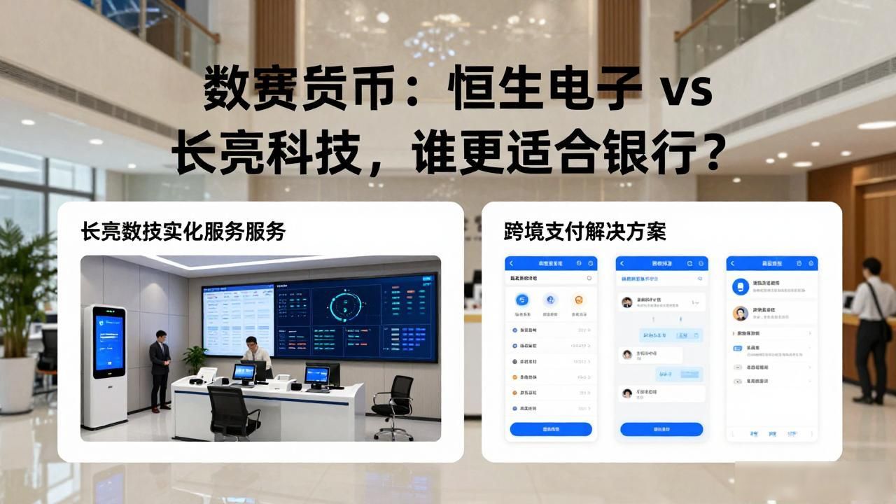 数字货币恒生电子vs长亮科技_长亮科技央行数字货币接口_恒生电子数字货币交易平台