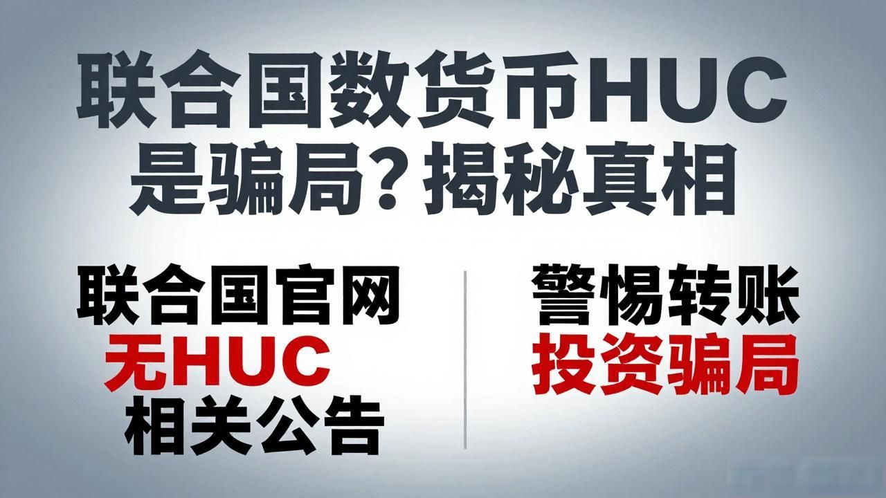 虚假联合国数字货币投资陷阱_联合国数字货币HUC_联合国HUC数字货币骗局