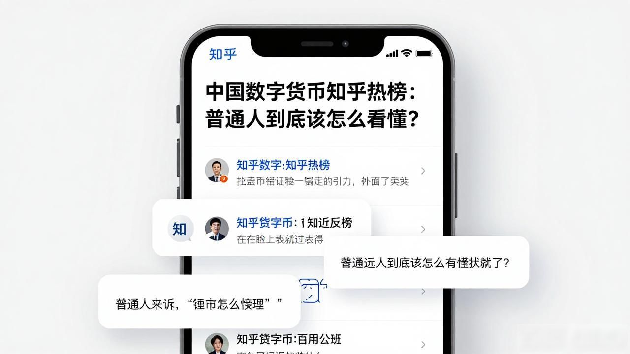 中国数字货币知乎热榜：普通人到底该怎么看懂？