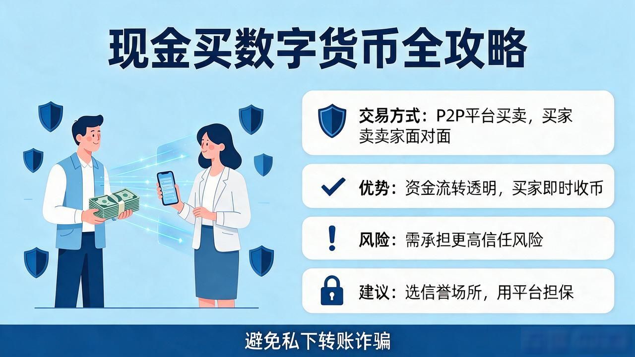 现金买数字货币全攻略：从入门到安全操作