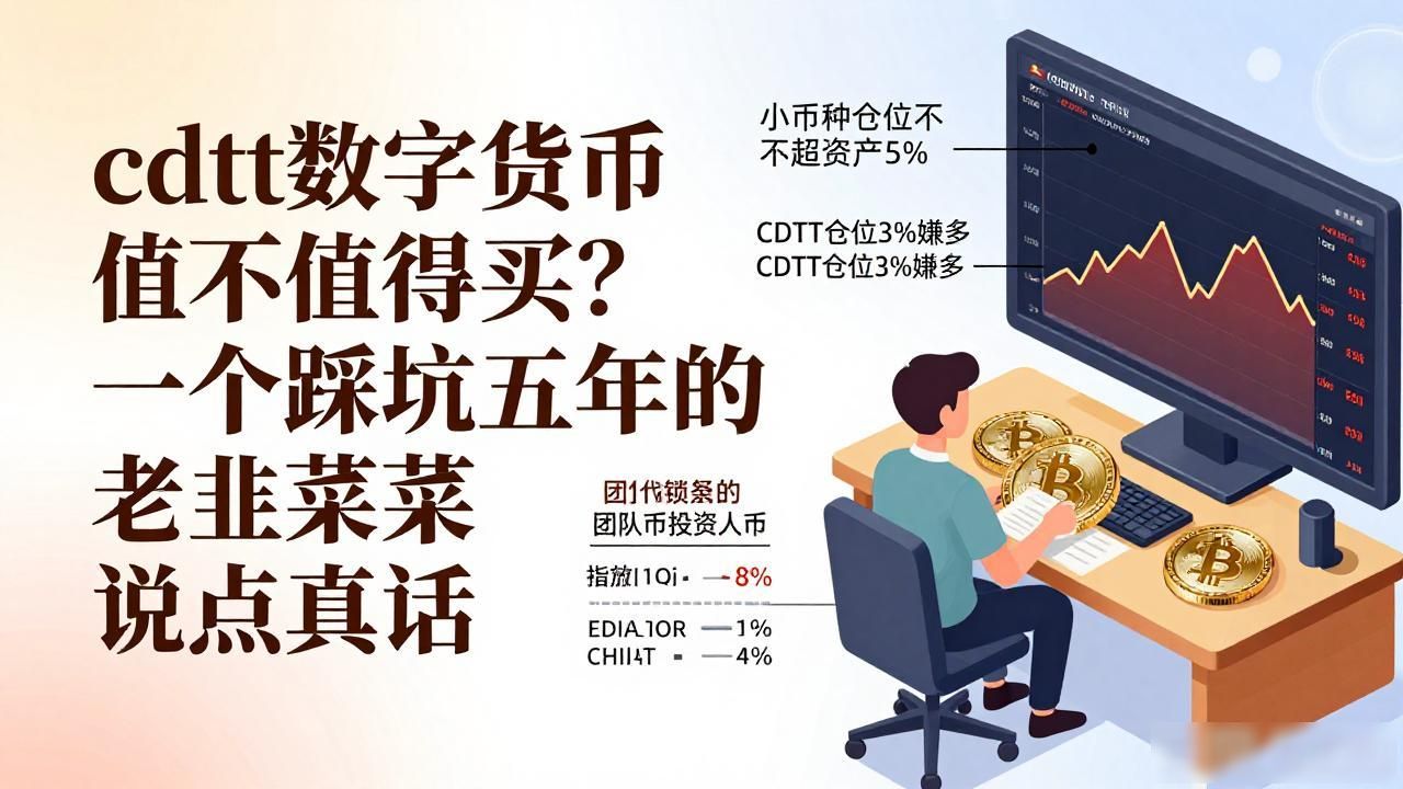 cdtt数字货币值不值得买？一个踩坑五年的老韭菜说点真话