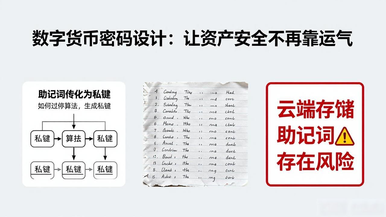 数字货币密码设计_数字货币密码设计_多因素验证硬件钱包助记词分层