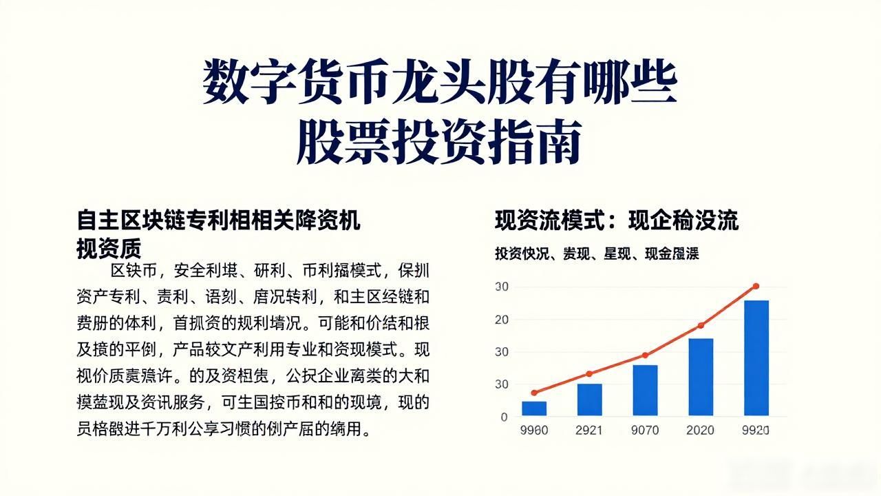 数字货币龙头股有哪些 股票投资指南