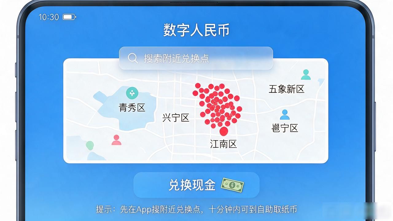 南宁数字货币取现金去哪办？带什么、找哪家、几分钟搞定