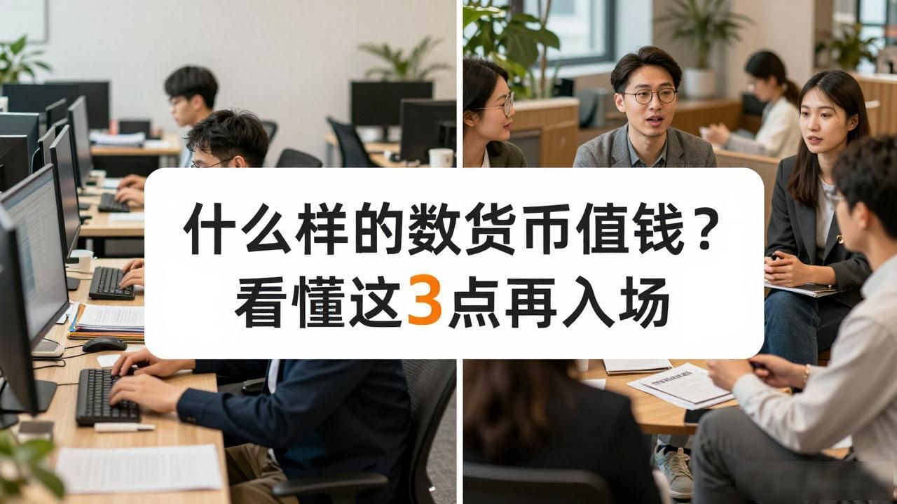 什么样的数字货币值钱？看懂这3点再入场