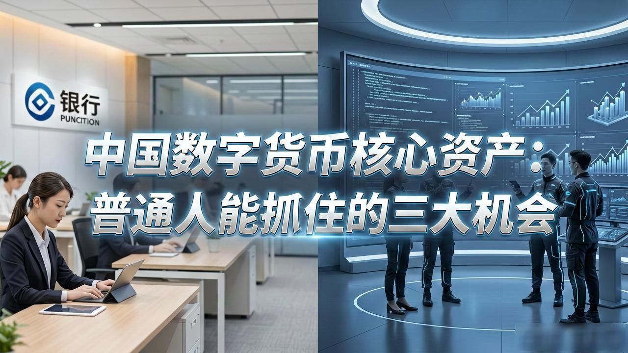 中国数字货币核心资产：普通人能抓住的三大机会