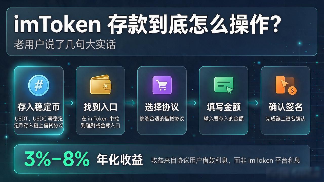 imtoken 存款_imToken内置DeFi储蓄通道收益风险_imToken能不能存款