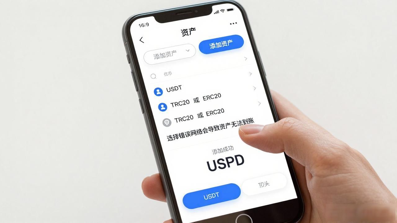 imToken添加USDT网络选择_imToken中USDT地址识别_imtoken3开头usdt
