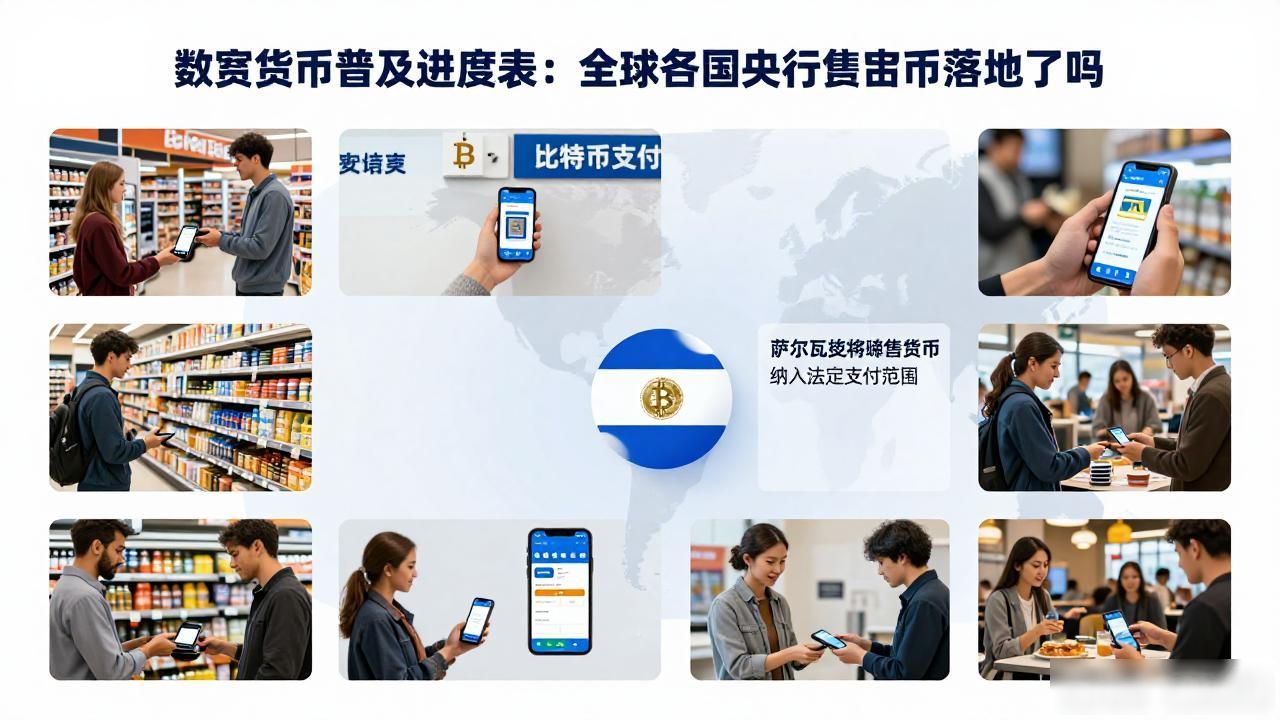 数字货币全球普及进度_数字货币普及进度表_中国数字人民币试点情况