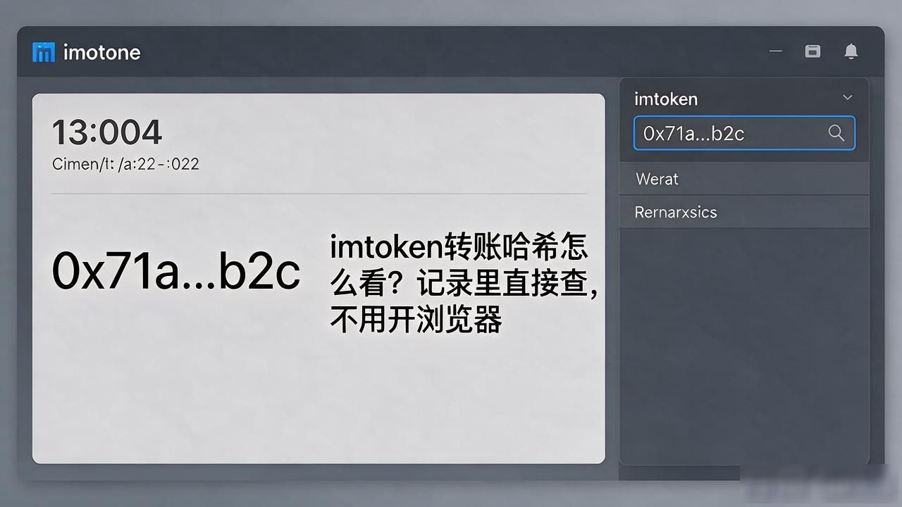 imtoken转账记录查询_哈希怎么看imtoken转账_imtoken交易哈希查询