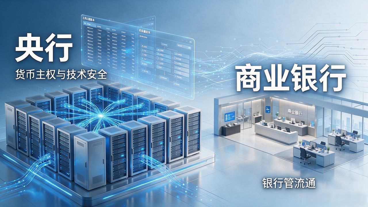 数字货币双层体系：央行管发行，银行管流通，到底怎么分？