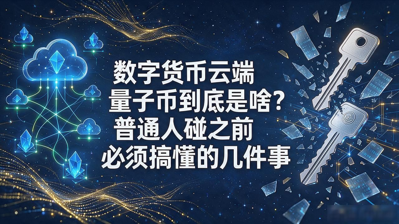 数字货币云端量子币到底是啥？普通人碰之前必须搞懂的几件事