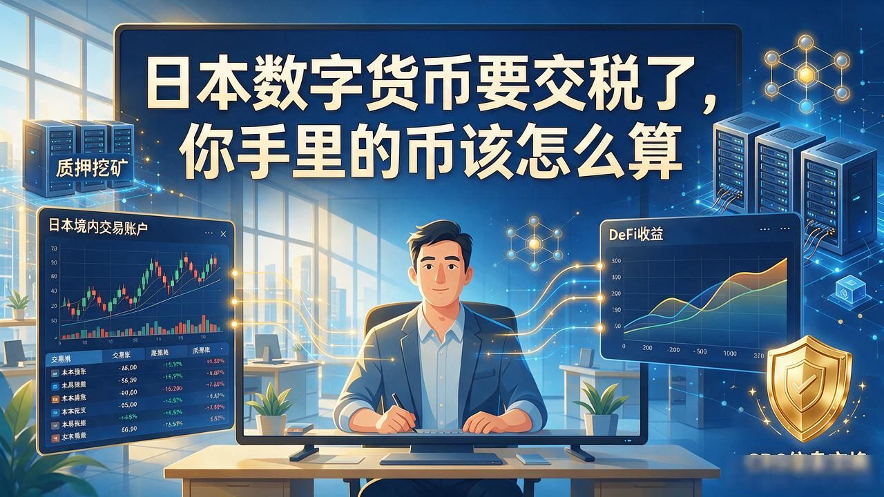 日本数字货币要交税了，你手里的币该怎么算