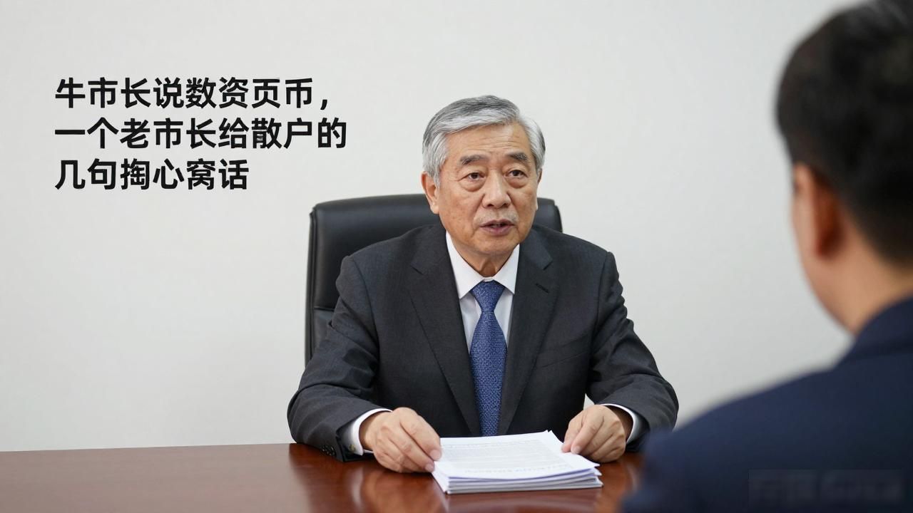 牛市长说数字货币，一个老市长给散户的几句掏心窝话