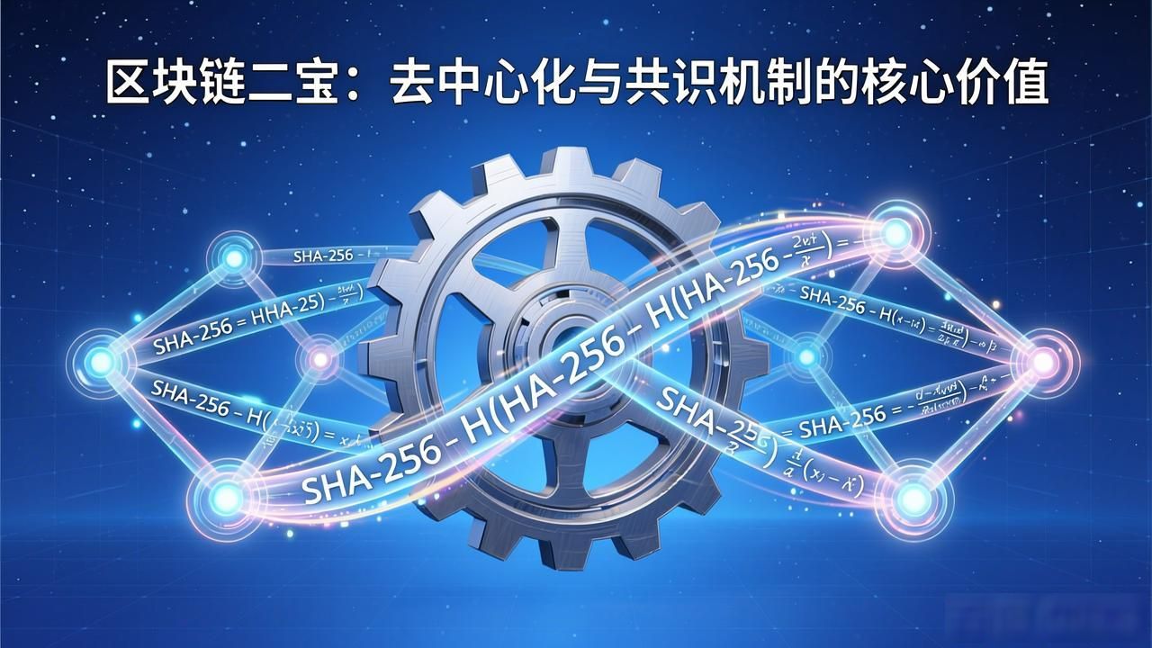 区块链去中心化共识机制_理解区块链核心逻辑_区块链二宝