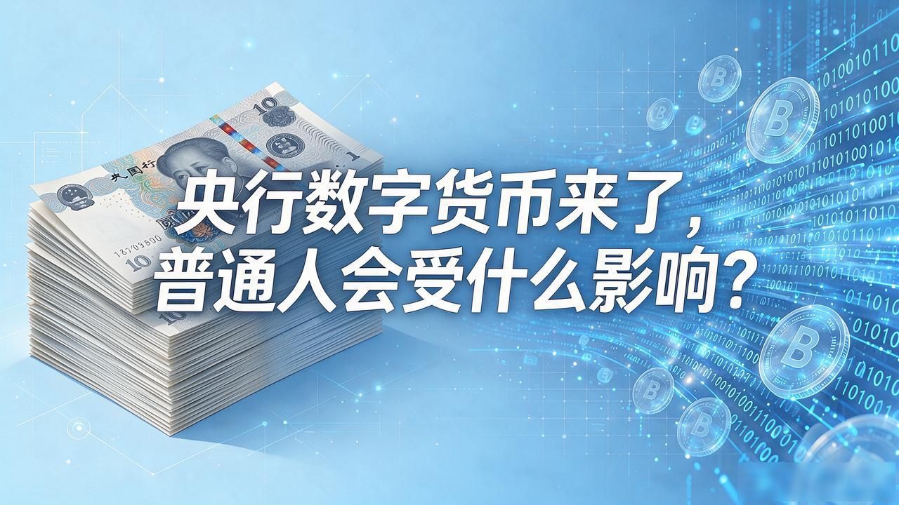 央行数字货币来了，普通人会受什么影响？