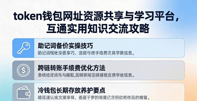token钱包网址资源共享与学习平台，互通实用知识交流攻略