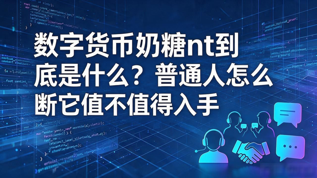 数字货币奶糖nt到底是什么东西？普通人怎么判断它值不值得入手