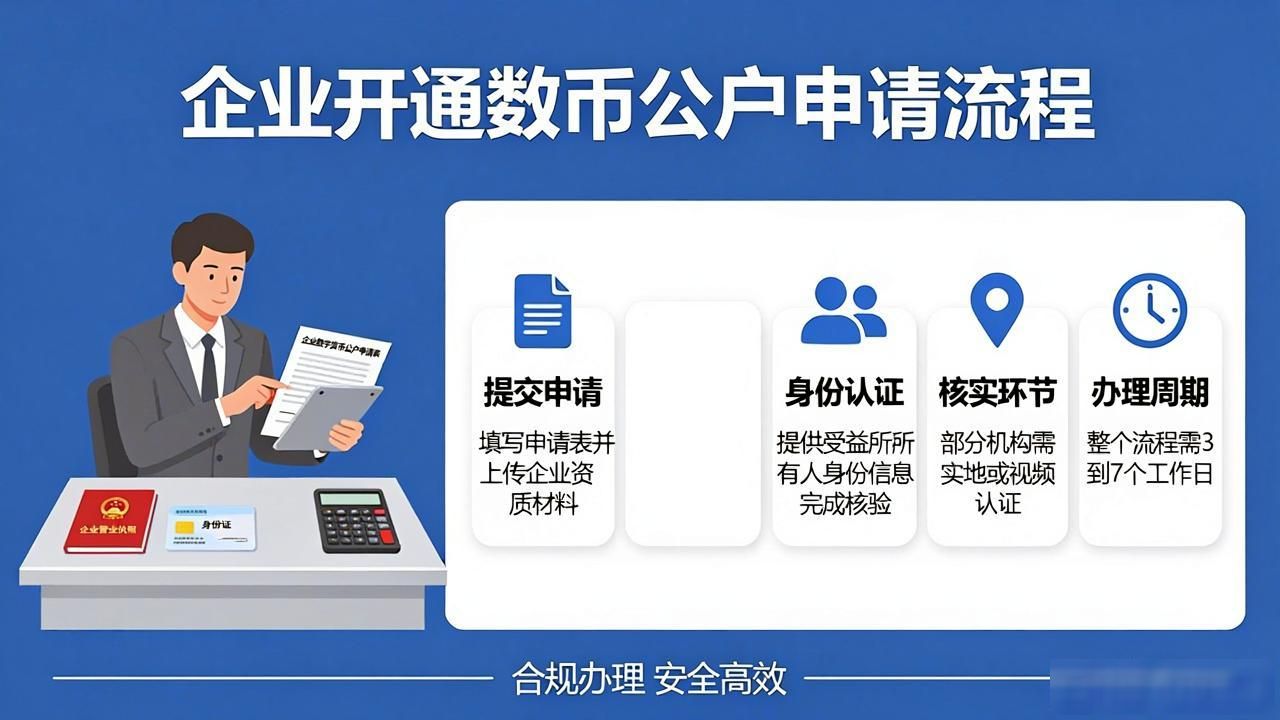 企业如何开通数字货币公户？全流程解析来了