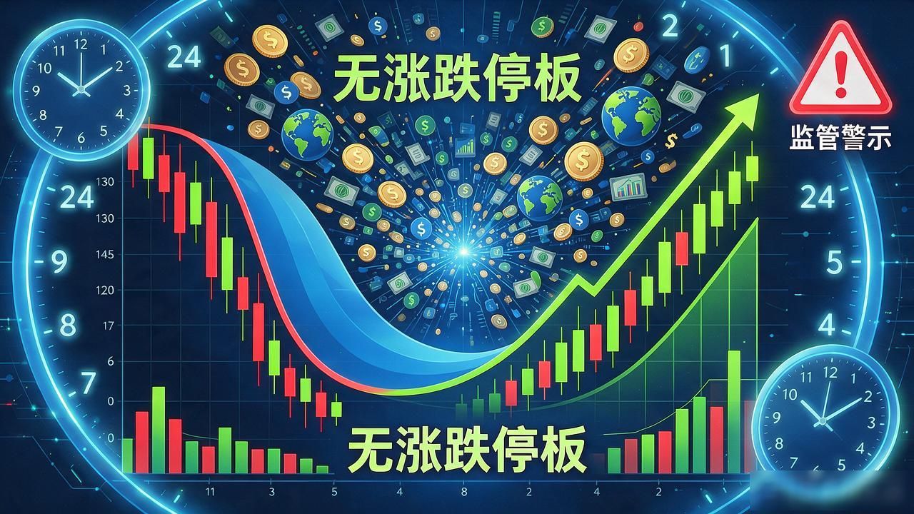 数字货币会涨涨停板吗？其实它没有这种机制