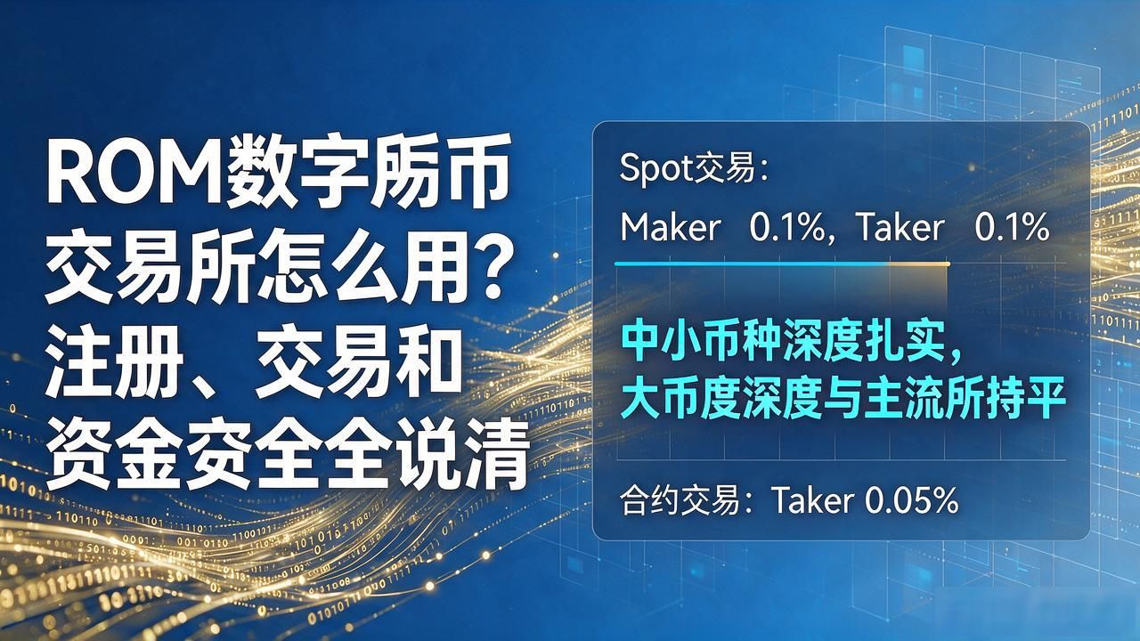 rom数字货币交易所怎么用？注册、交易和资金安全全说清