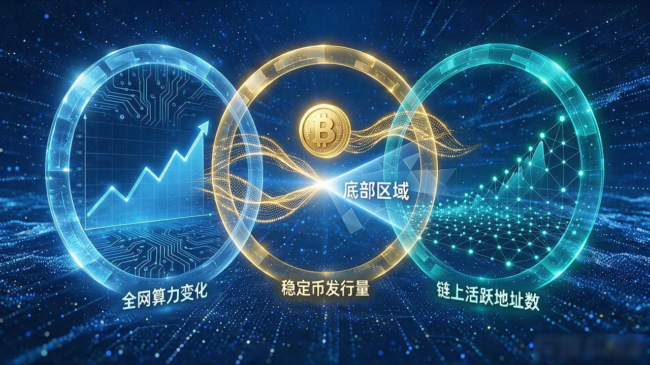 数字货币底部区域识别_数字货币什么时候来好_全网算力稳定币发行量链上活跃地址数