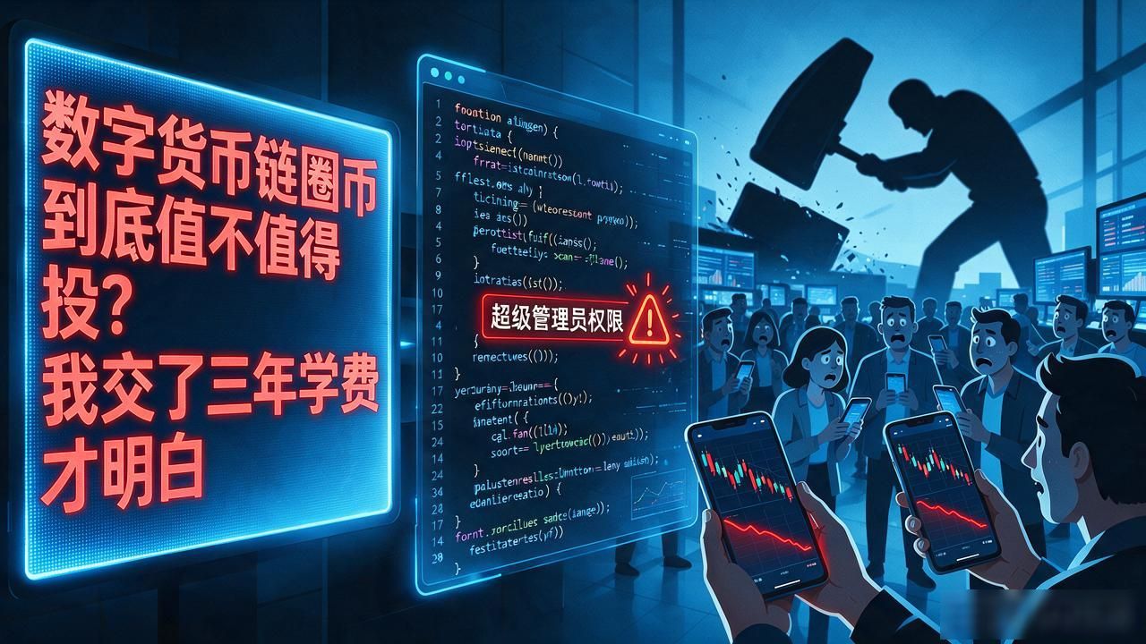 数字货币链圈币到底值不值得投？我交了三年学费才明白