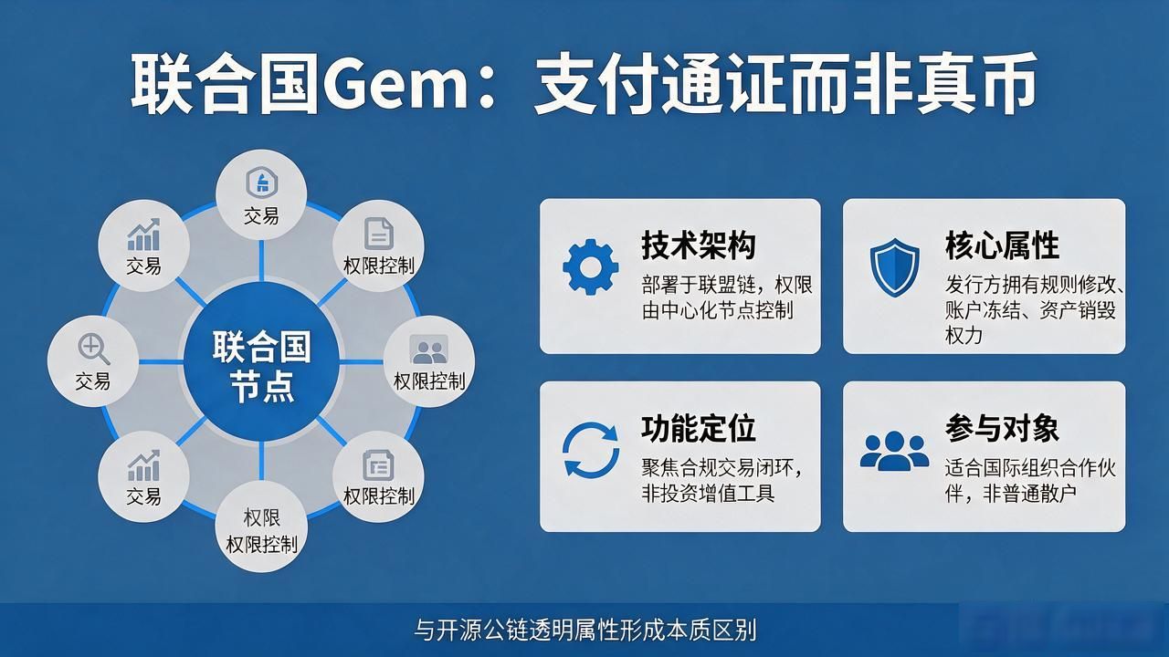 揭秘联合国Gem：不是真币，是支付通证