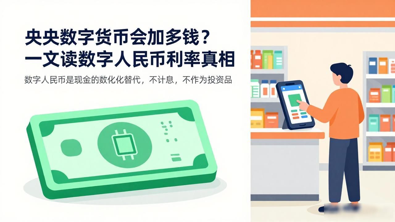 央行数字货币加多少钱_央行数字货币利息政策_数字人民币不计息