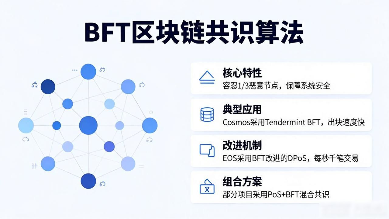 BFT不是一种货币，而是一种区块链共识算法