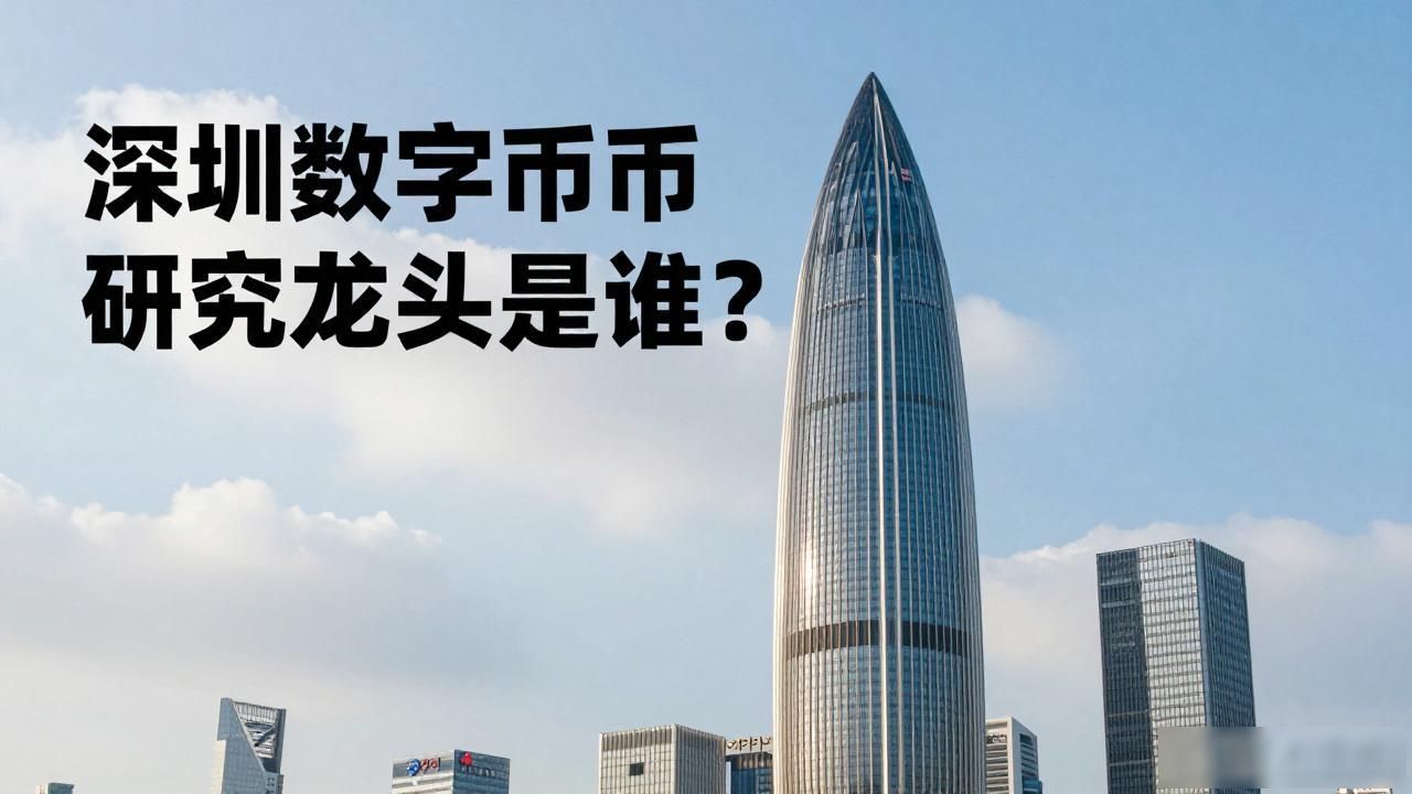 深圳数字货币研究龙头是谁？这家机构领跑数字人民币赛道