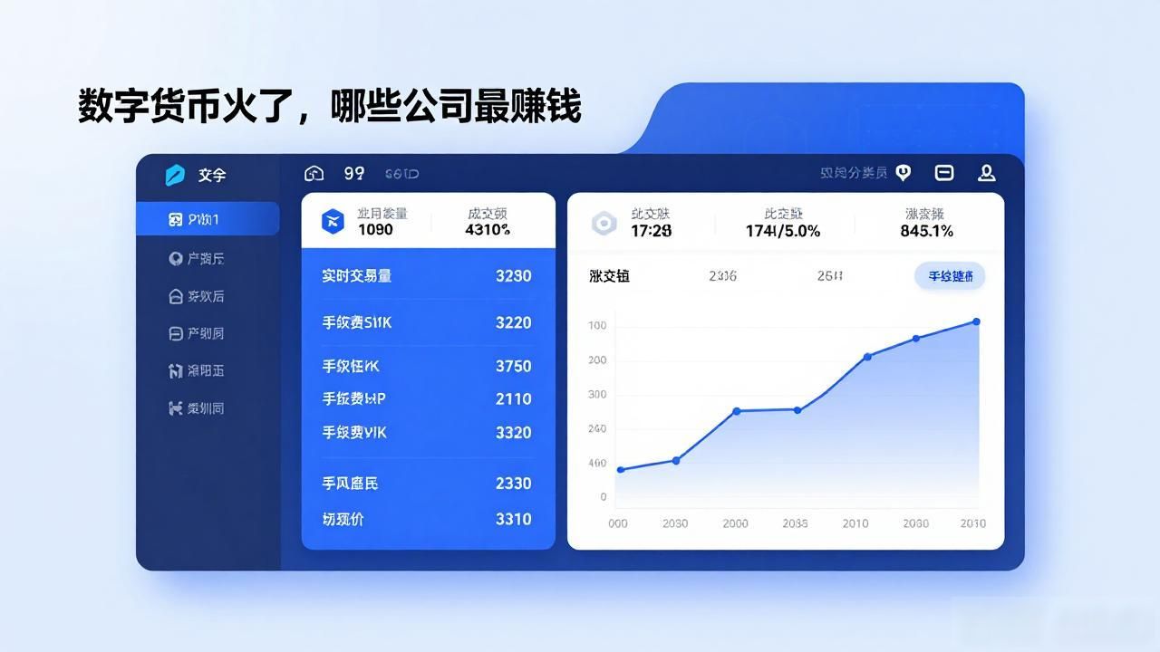 数字货币火了，哪些公司最赚钱