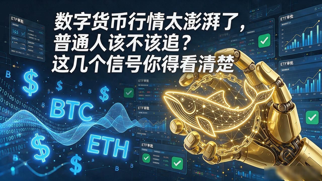 数字货币行情太澎湃了，普通人该不该追？这几个信号你得看清楚
