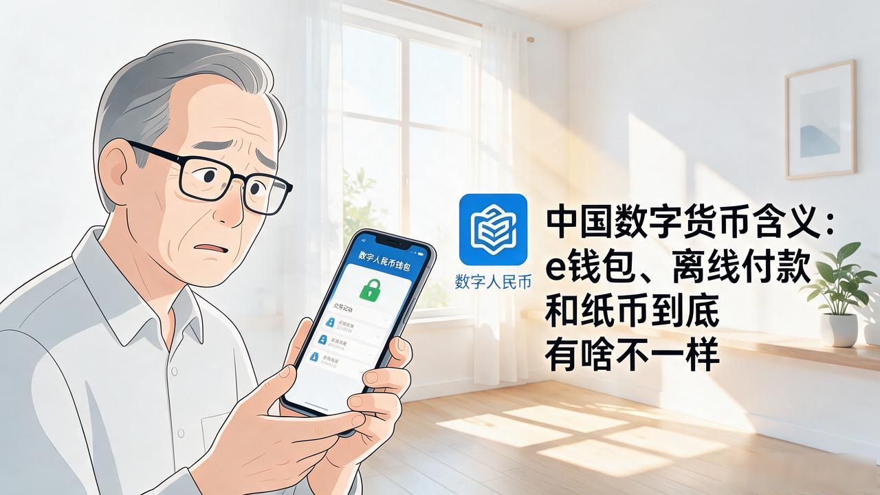 中国数字货币含义：e钱包、离线付款和纸币到底有啥不一样