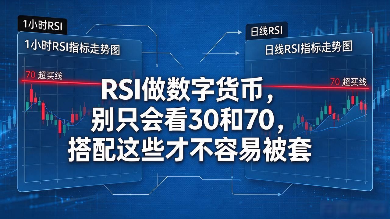 RSI做数字货币，别只会看30和70，搭配这些才不容易被套