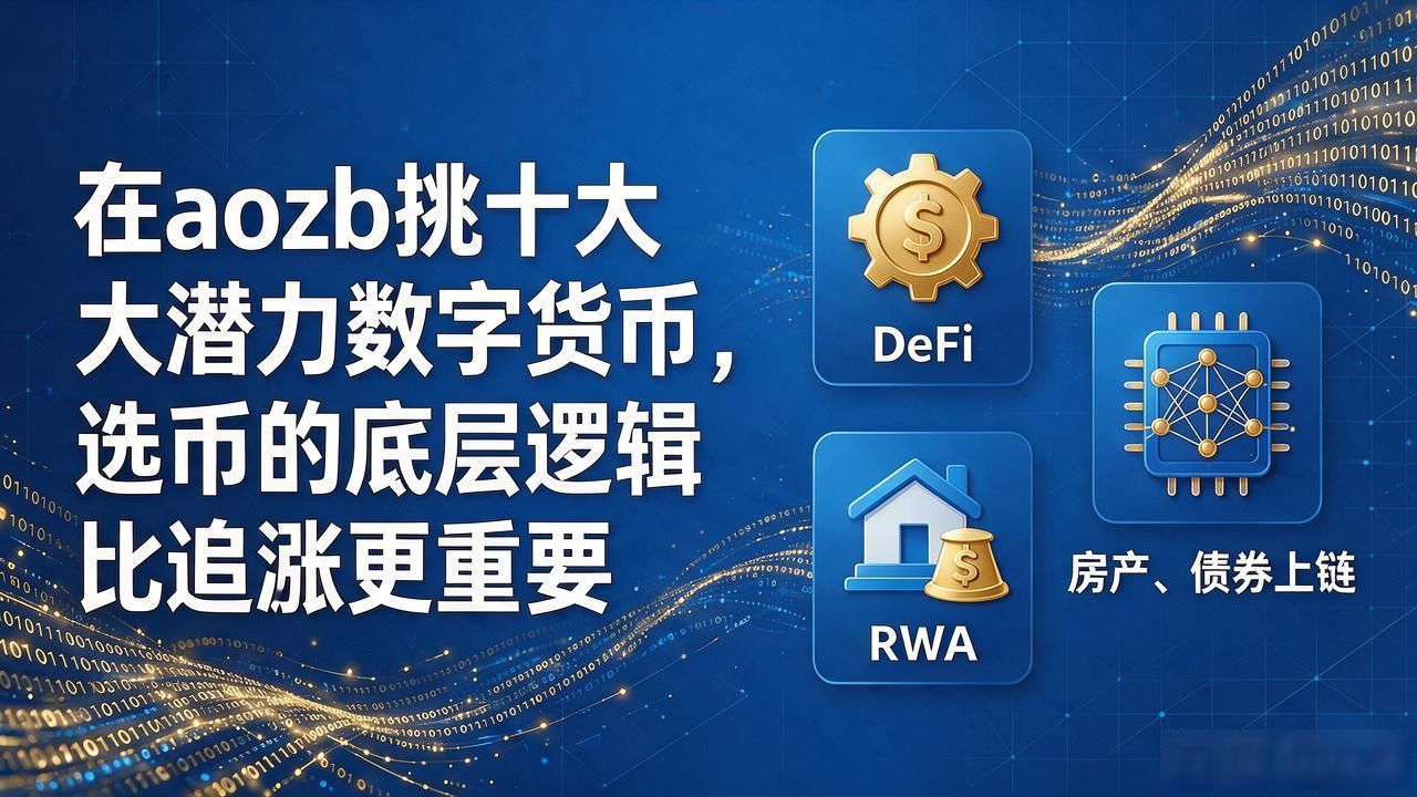 aozb最具潜力的十大数字货币_aozb平台潜力币筛选方法_技术底座与落地场景评估