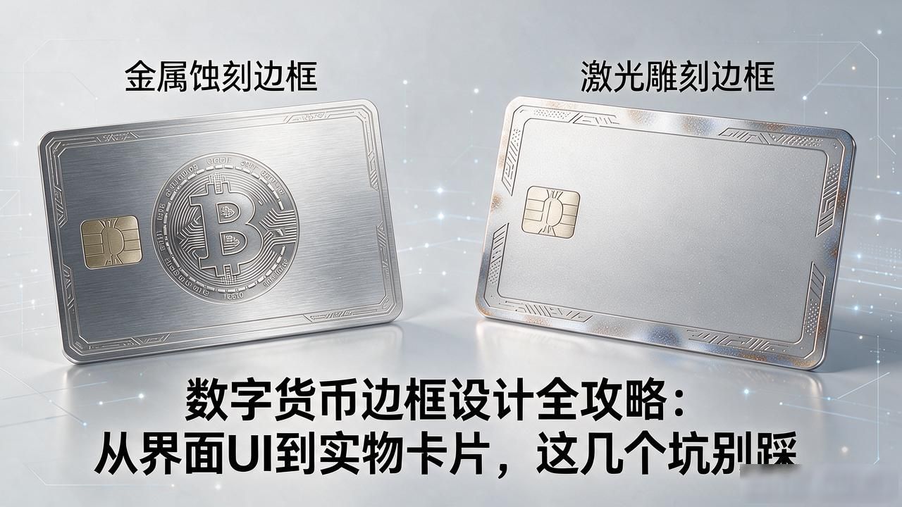 数字货币边框设计全攻略：从界面UI到实物卡片，这几个坑别踩
