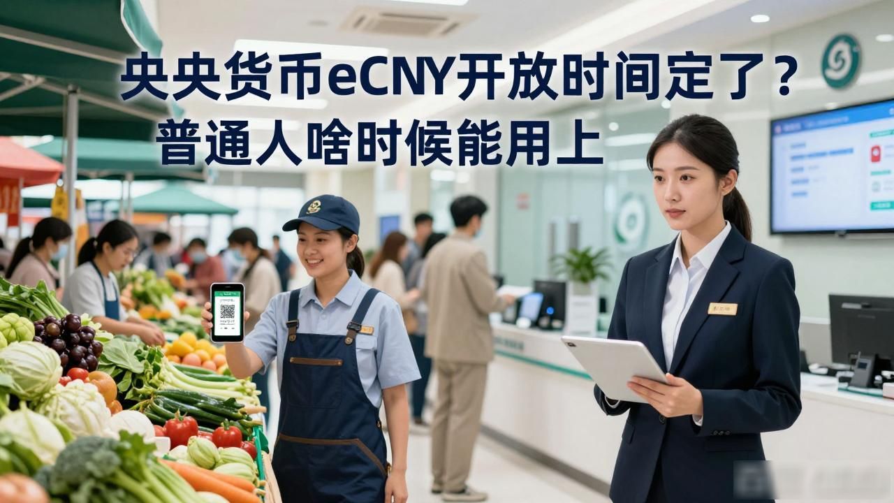 央行数字货币eCNY开放时间定了？普通人啥时候能用上
