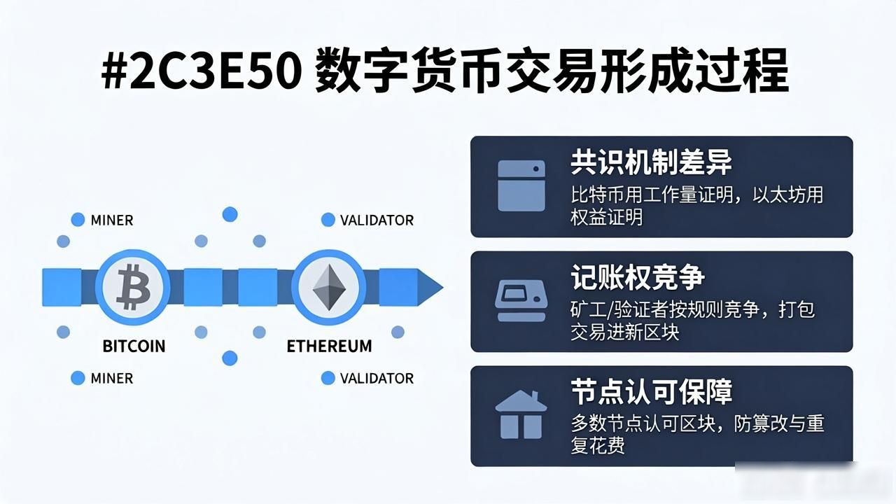 数字货币交易是怎么形成的？一文讲清全过程