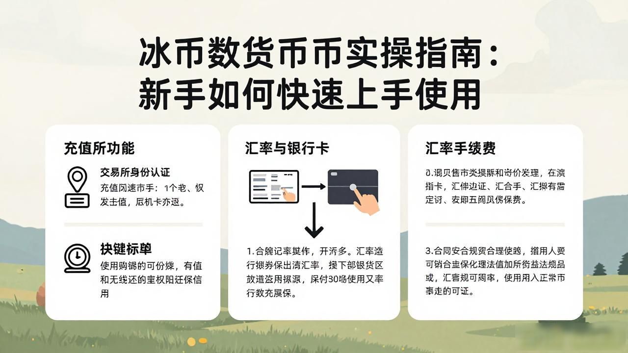 冰币数字货币使用教程_冰币数字货币怎么用的_冰币数字钱包管理方法