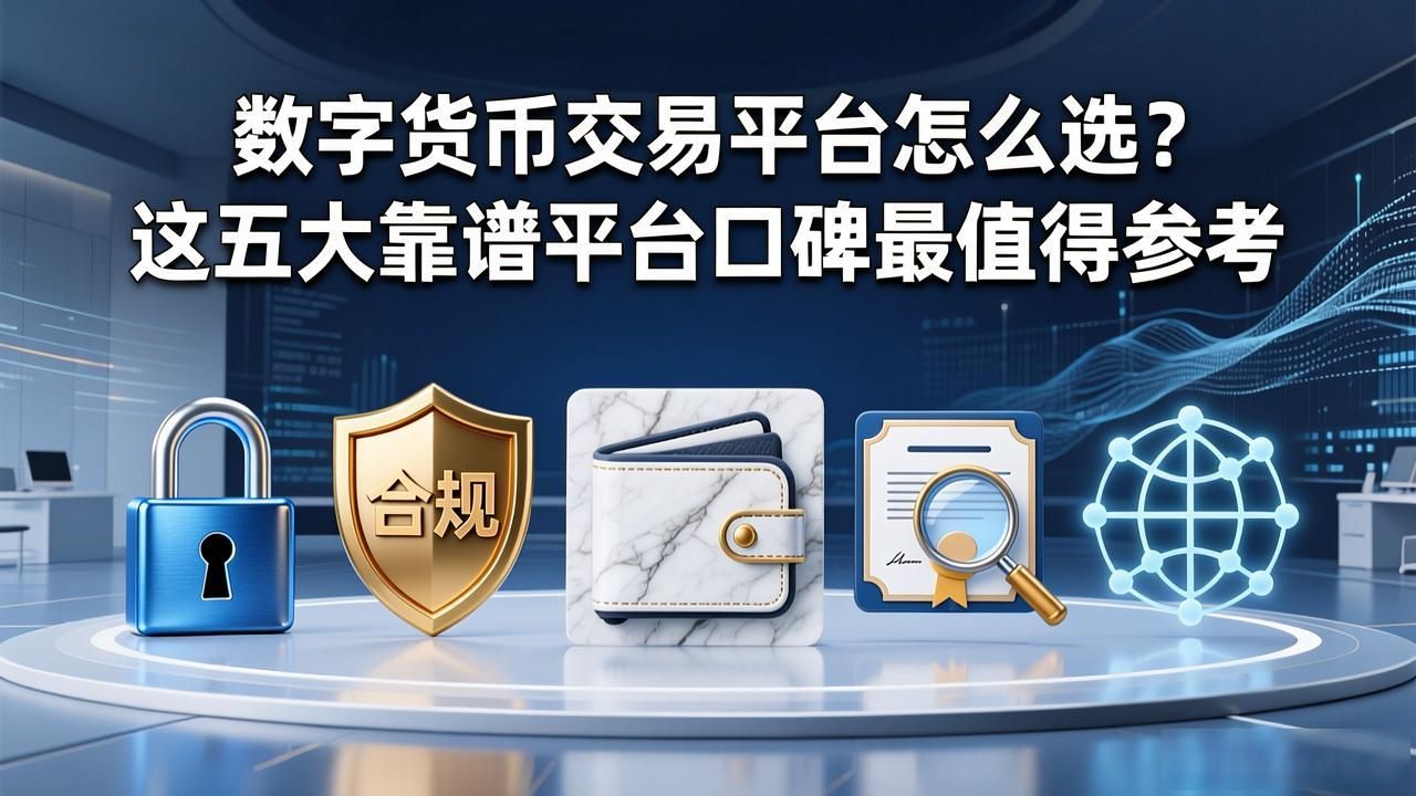 数字货币交易平台怎么选？这五大写平台口碑最靠谱